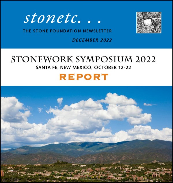 Stonework Symposium 2022 Report PDF Download